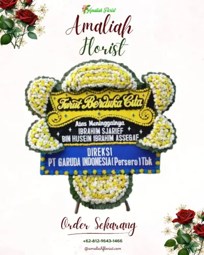 Papan Bunga Duka di Plosogaden